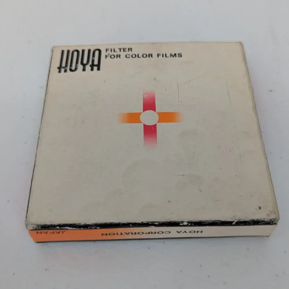 Vintage HOYA Blue 80A 55mm Lens Filter - NO SCRATCHES- Made in Japan